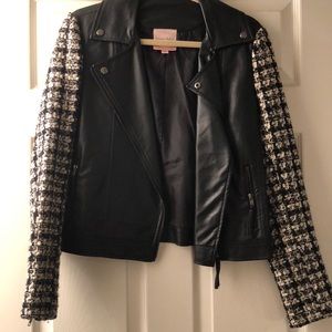 Romeo & Juliet Couture Faux Leather Jacket